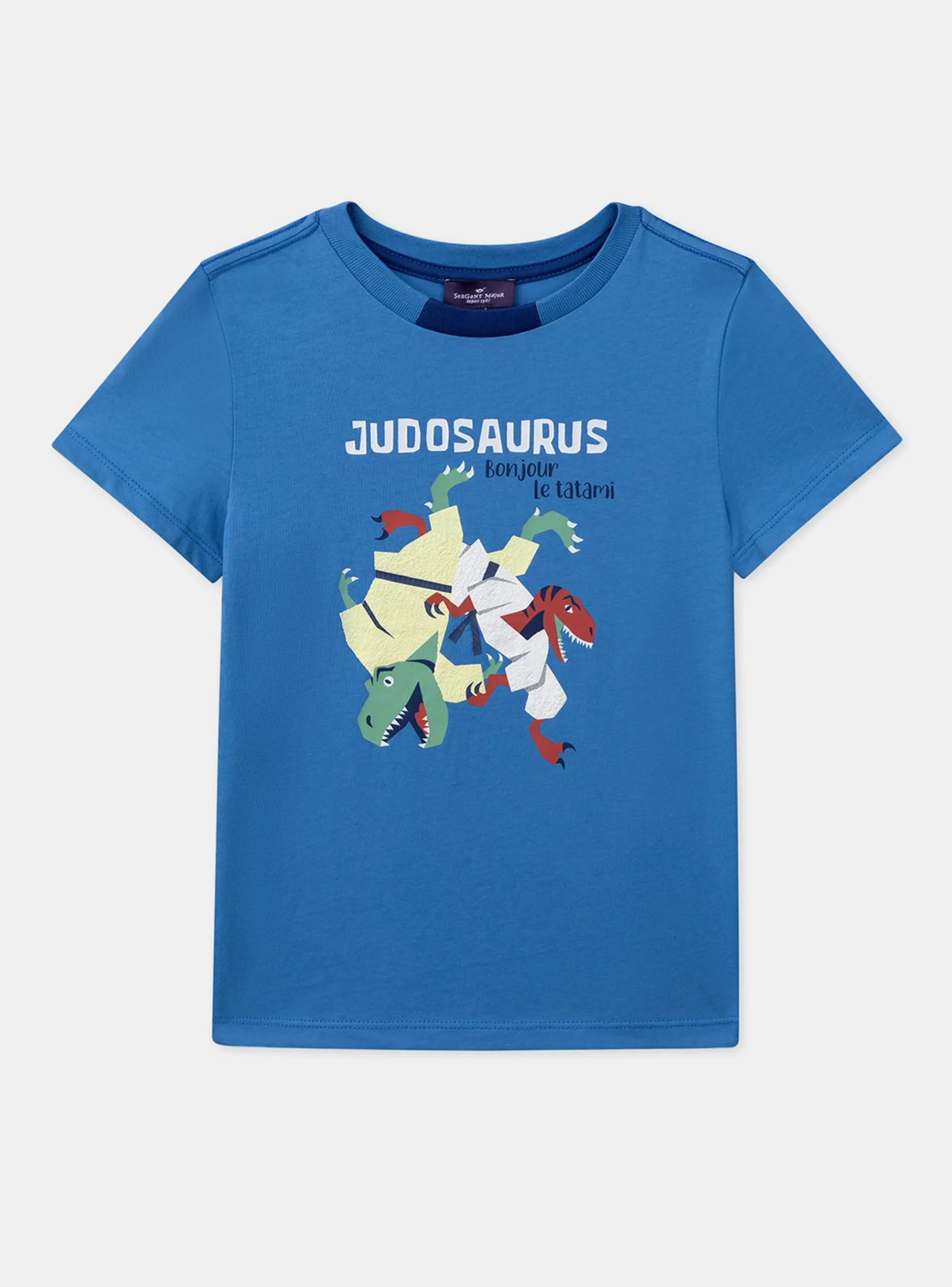 Sergent Major T-shirt & Polo-Tee Shirt Manches Courtes Bleu