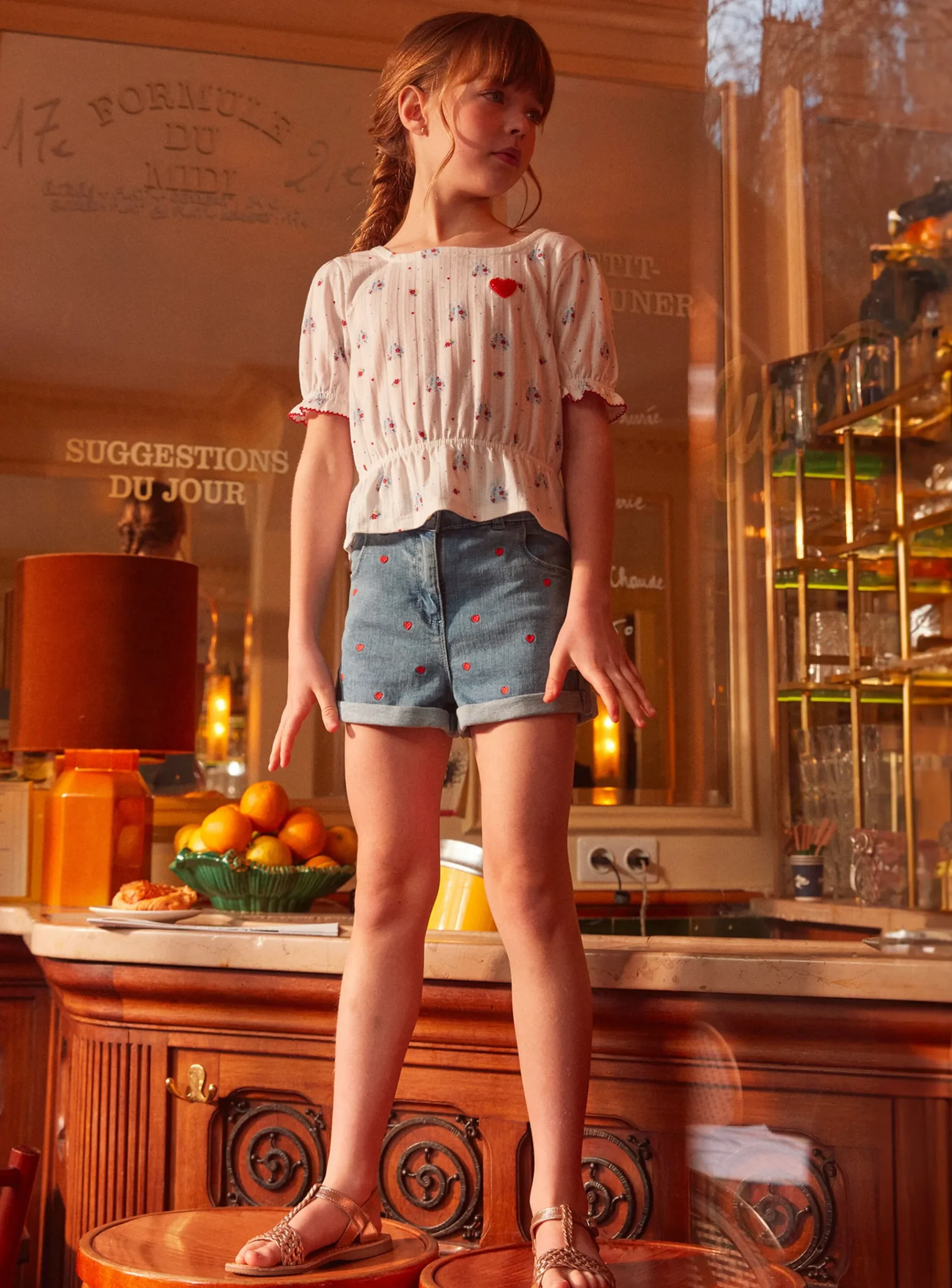 Sergent Major Blouse & T-shirt-Tee Shirt Manches Courtes Ecru