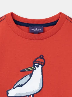 Sergent Major T-shirt & Polo-Tee Shirt Manches Courtes Rouge