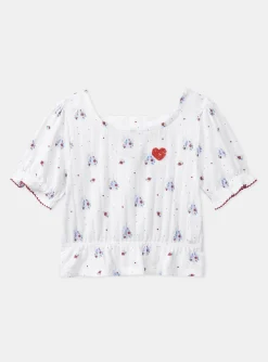 Sergent Major Blouse & T-shirt-Tee Shirt Manches Courtes Ecru