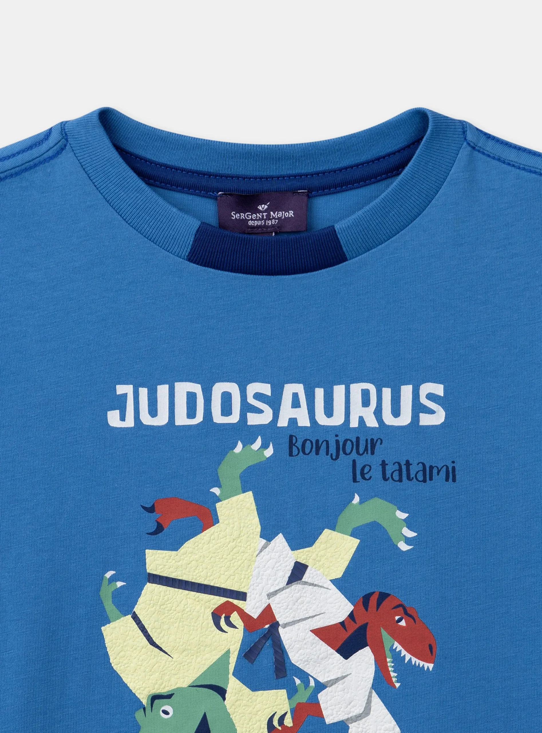 Sergent Major T-shirt & Polo-Tee Shirt Manches Courtes Bleu