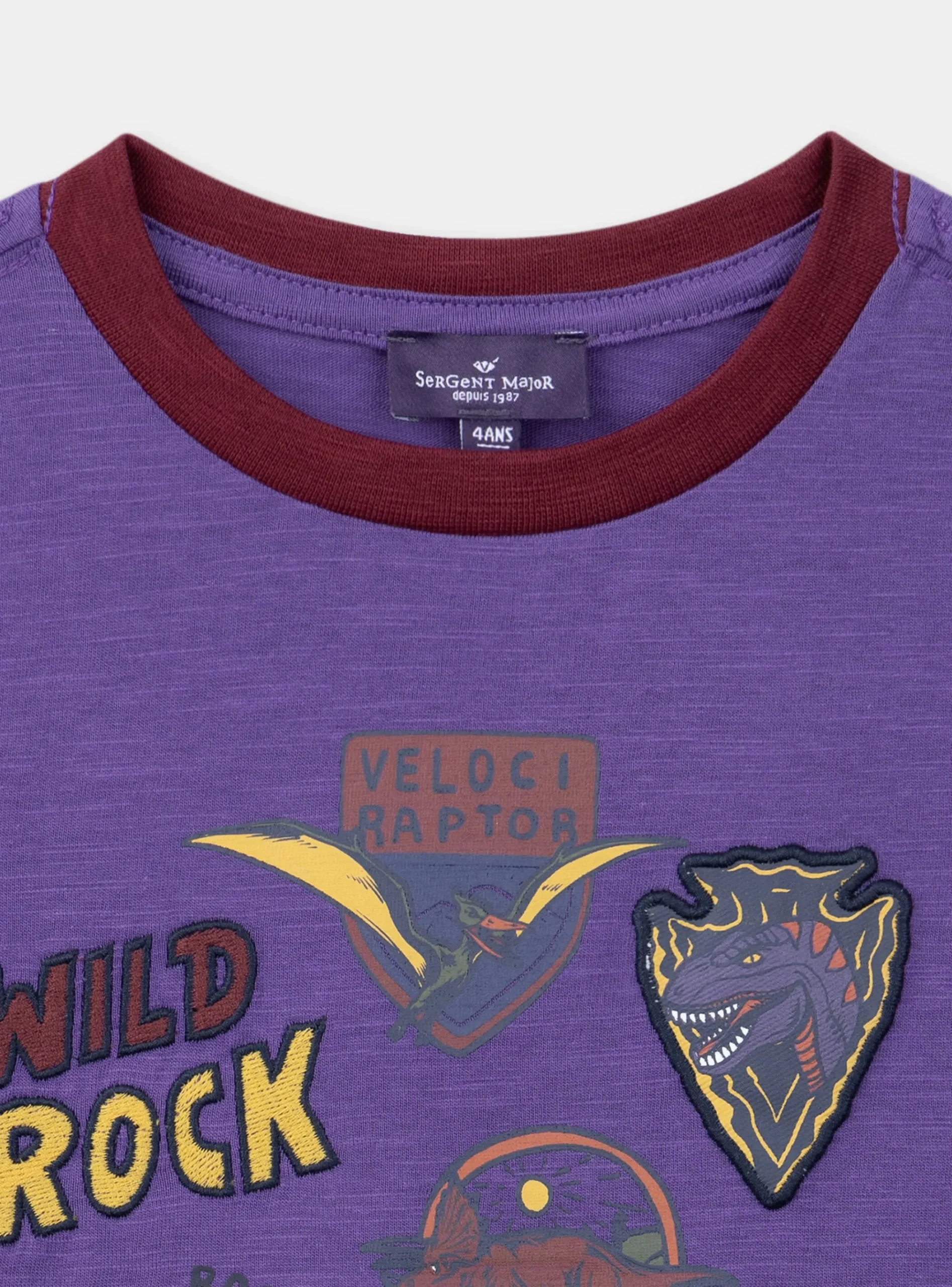 Sergent Major T-shirt & Polo-Tee Shirt Manches Courtes Violet