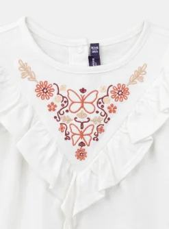 Sergent Major Blouse & T-shirt-Tee Shirt Manches Courtes Ecru