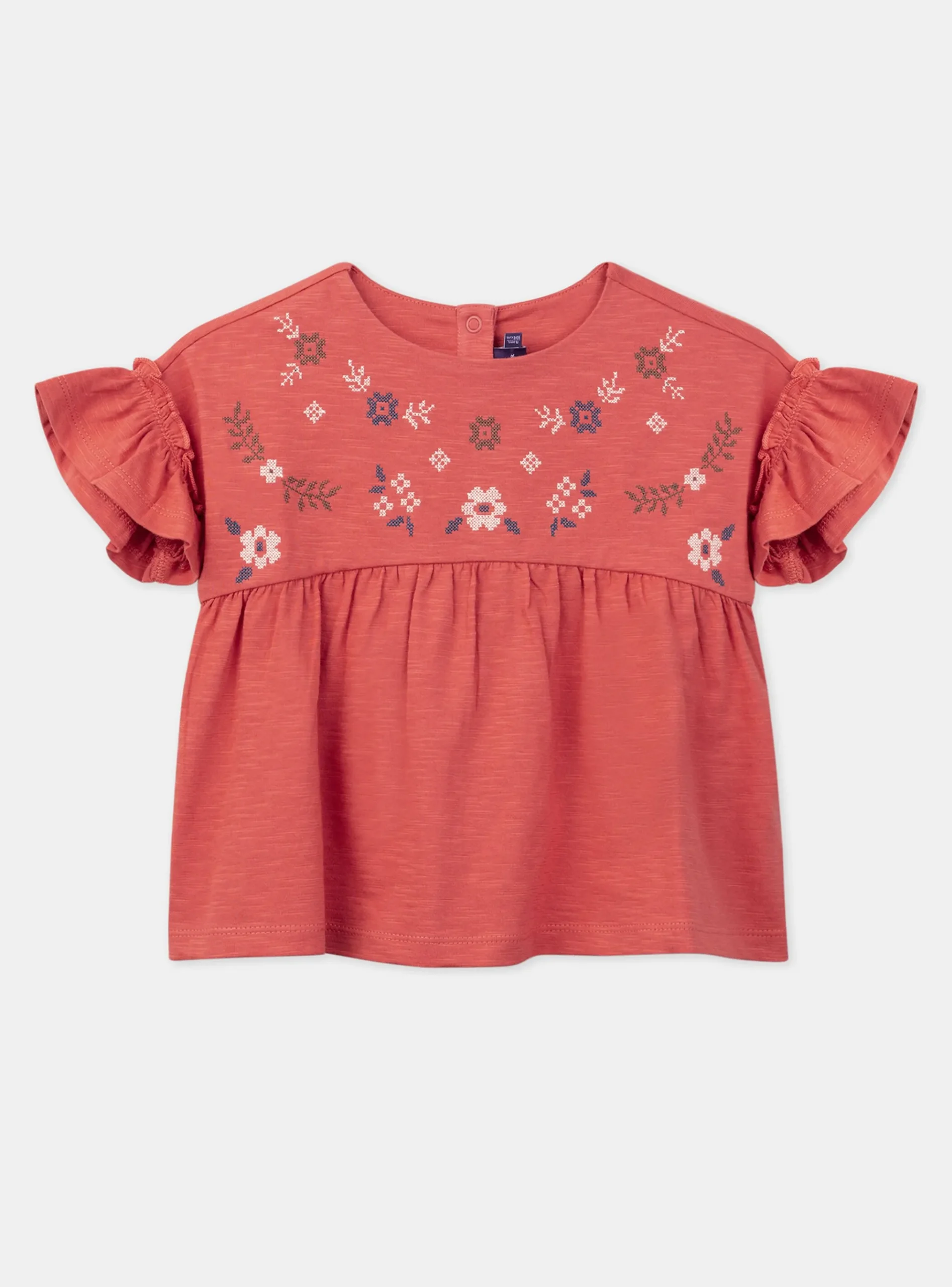 Sergent Major Blouse & T-shirt-Tee Shirt Manches Courtes Rouge