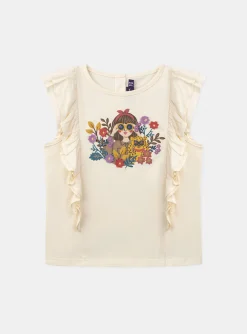 Sergent Major Blouse & T-shirt-Tee Shirt Manches Courtes Vanille