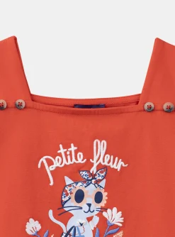 Sergent Major Blouse & T-shirt-Tee Shirt Manches Courtes Rouge