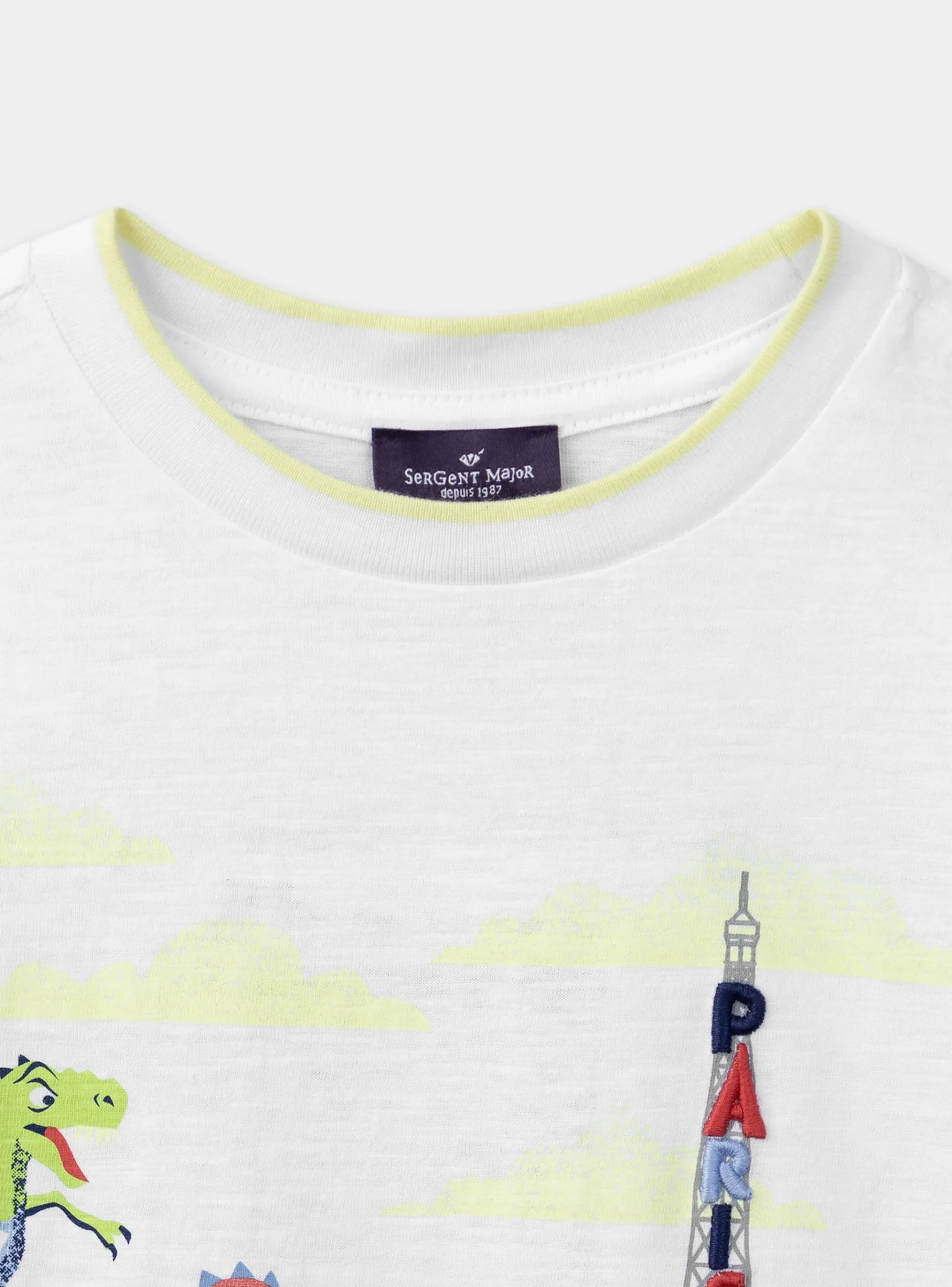 Sergent Major T-shirt & Polo-Tee Shirt Manches Courtes Blanc