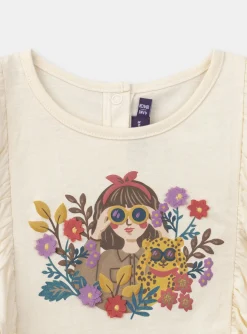 Sergent Major Blouse & T-shirt-Tee Shirt Manches Courtes Vanille