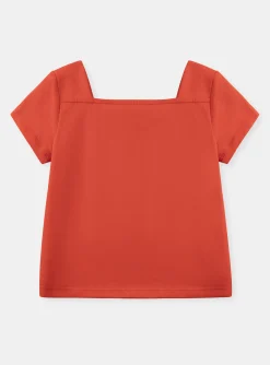 Sergent Major Blouse & T-shirt-Tee Shirt Manches Courtes Rouge