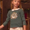 Sergent Major Blouse & T-shirt-Tee Shirt Manches Longues Vert