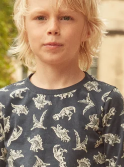 Sergent Major T-shirt & Polo-Tee Shirt Manches Longues Bleu nuit