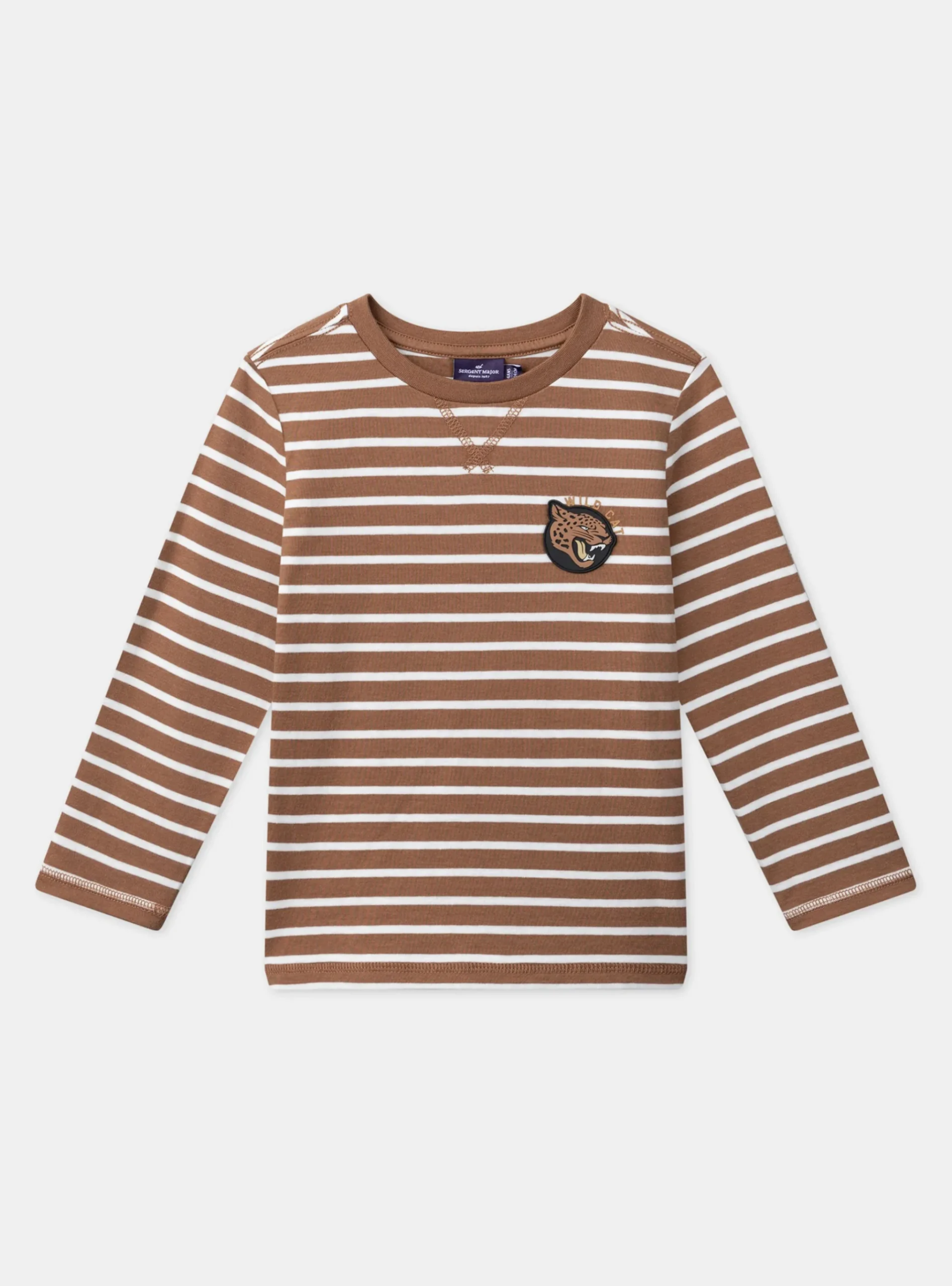 Sergent Major T-shirt & Polo-Tee Shirt Manches Longues Marron