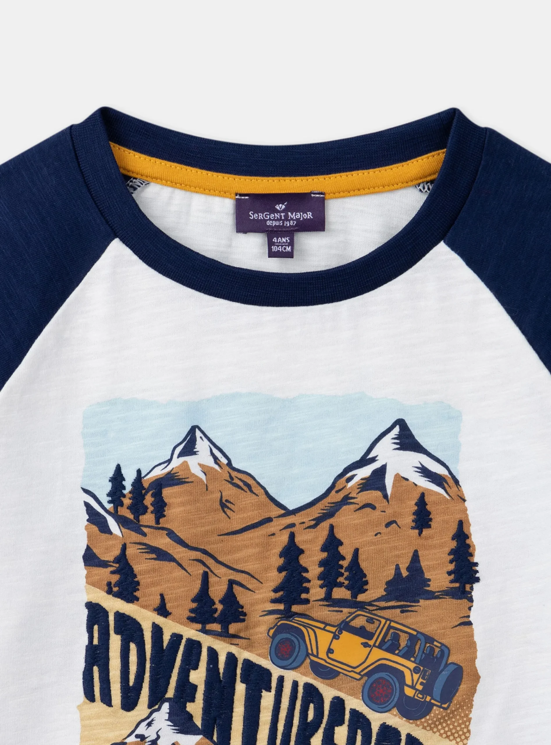 Sergent Major T-shirt & Polo-Tee Shirt Manches Longues Ecru