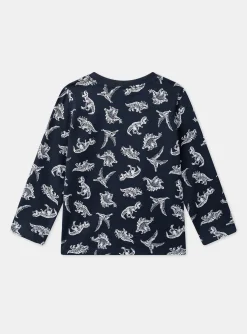 Sergent Major T-shirt & Polo-Tee Shirt Manches Longues Bleu nuit