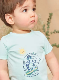 Sergent Major Chemise, T-shirt & Polo-Tee Shirt Turquoise