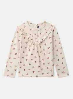 Sergent Major Blouse & T-shirt-T-shirt  &agrave; fleurs