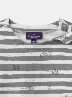 Sergent Major Chemise, T-shirt & Polo-Tshirt à manches longues rayé