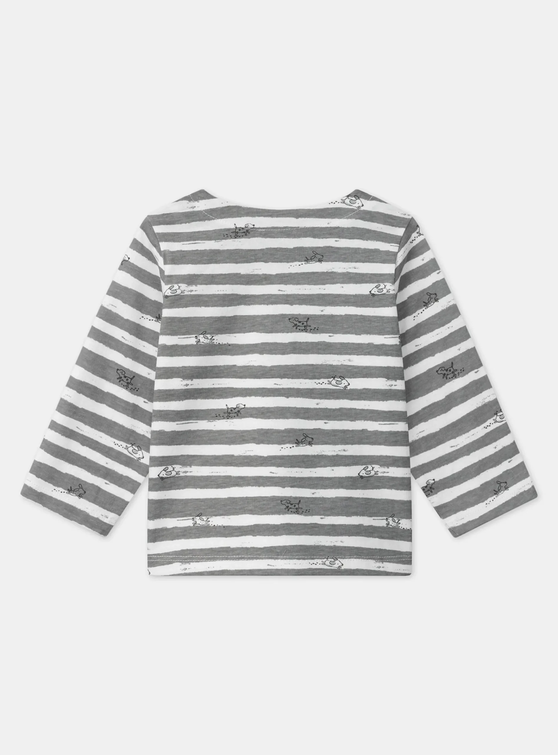 Sergent Major Chemise, T-shirt & Polo-Tshirt à manches longues rayé