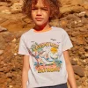 Sergent Major T-shirt & Polo-T-shirt blanc &agrave; motif requin en jersey