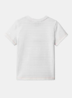 Sergent Major T-shirt & Polo-T-shirt blanc à motif requin en jersey
