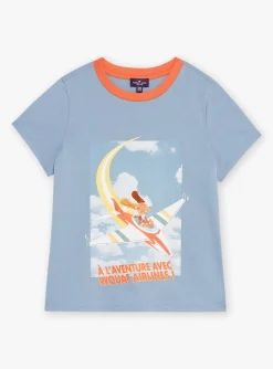 Sergent Major T-shirt & Polo-T-shirt bleu &agrave; motif avions