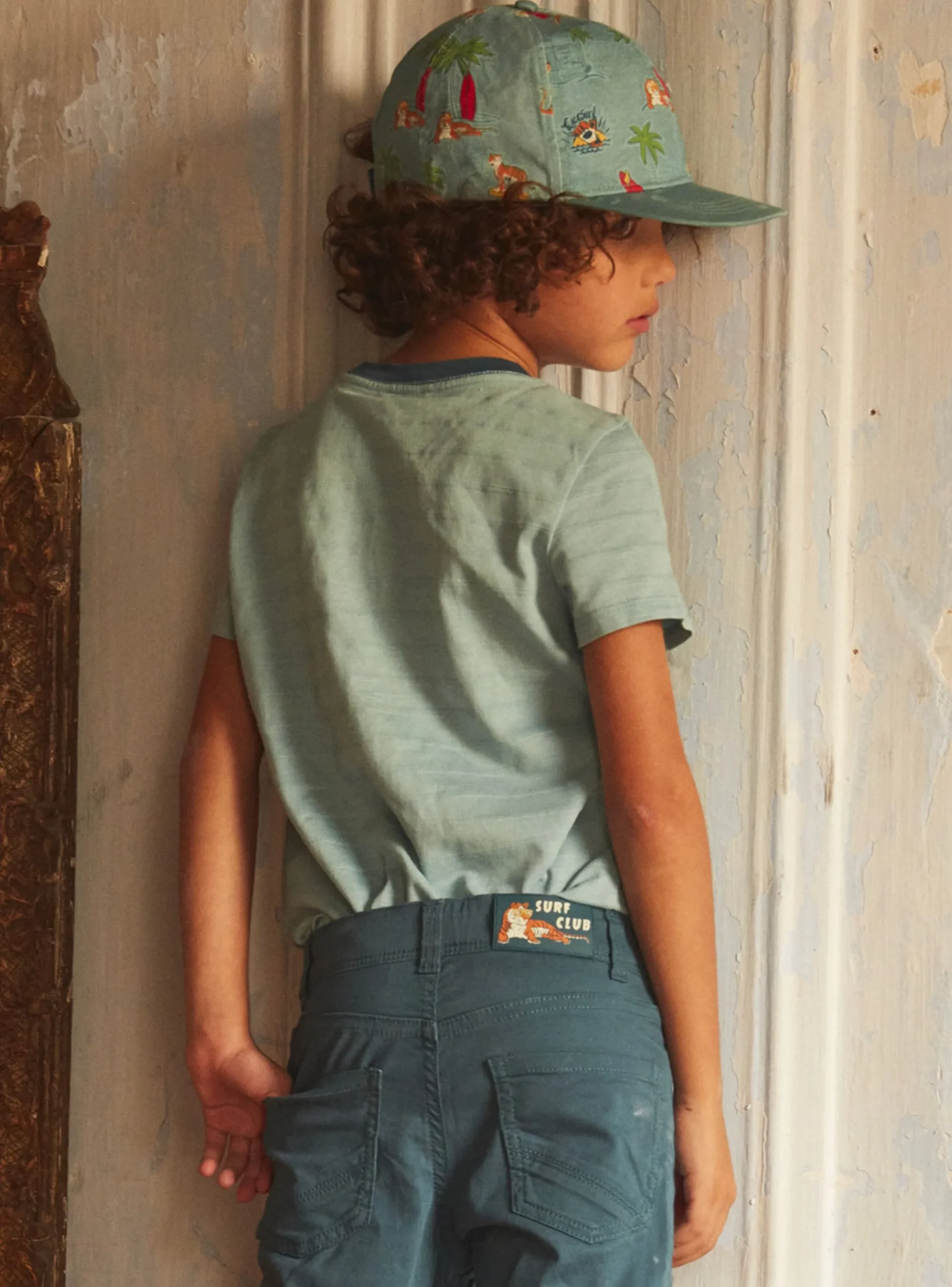 Sergent Major T-shirt & Polo-T-shirt bleu décor surf