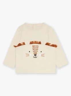 Sergent Major Chemise, T-shirt & Polo-T-shirt &eacute;cru &agrave; animation oreilles 3D
