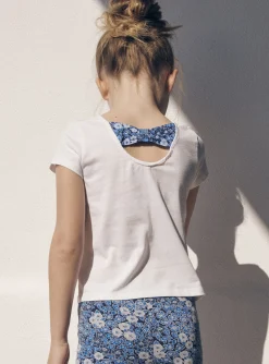 Sergent Major Blouse & T-shirt-T-shirt &eacute;cru &agrave; motifs papillons