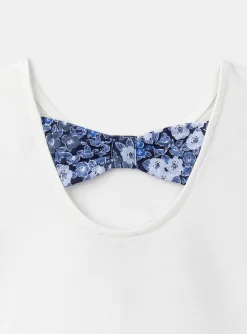 Sergent Major Blouse & T-shirt-T-shirt &eacute;cru &agrave; motifs papillons