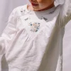 Sergent Major Blouse & T-shirt-T-shirt &eacute;cru en jersey slubb&eacute;