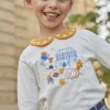 Sergent Major Blouse & T-shirt-T-shirt &eacute;cru en jersey