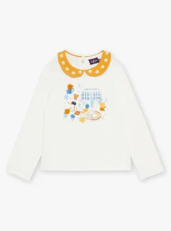 Sergent Major Blouse & T-shirt-T-shirt &eacute;cru en jersey