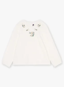 Sergent Major Blouse & T-shirt-T-shirt &eacute;cru en jersey slubb&eacute;