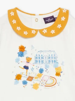 Sergent Major Blouse & T-shirt-T-shirt &eacute;cru en jersey