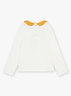 Sergent Major Blouse & T-shirt-T-shirt &eacute;cru en jersey