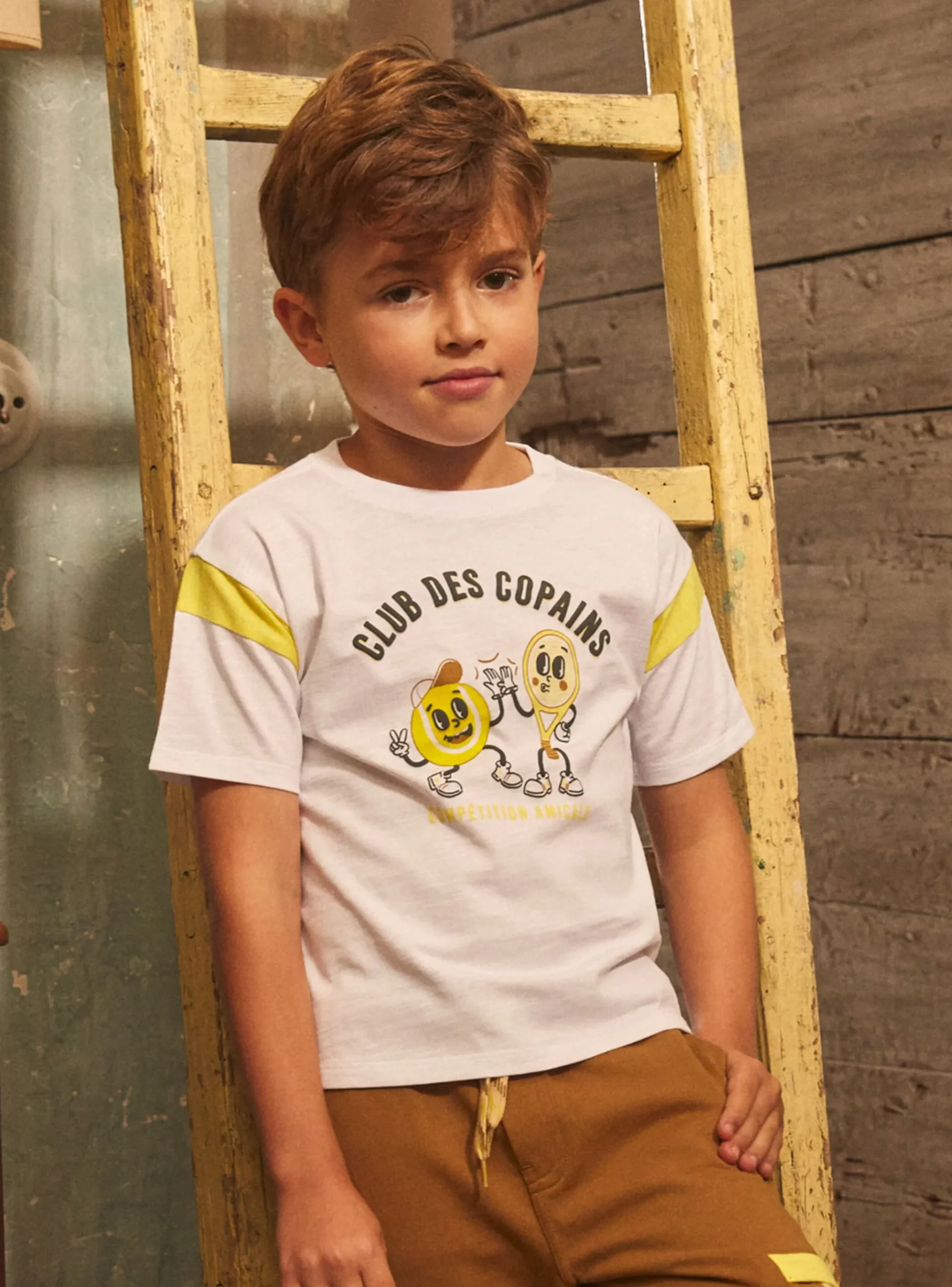 Sergent Major T-shirt & Polo-T-shirt écru Meilleurs amis