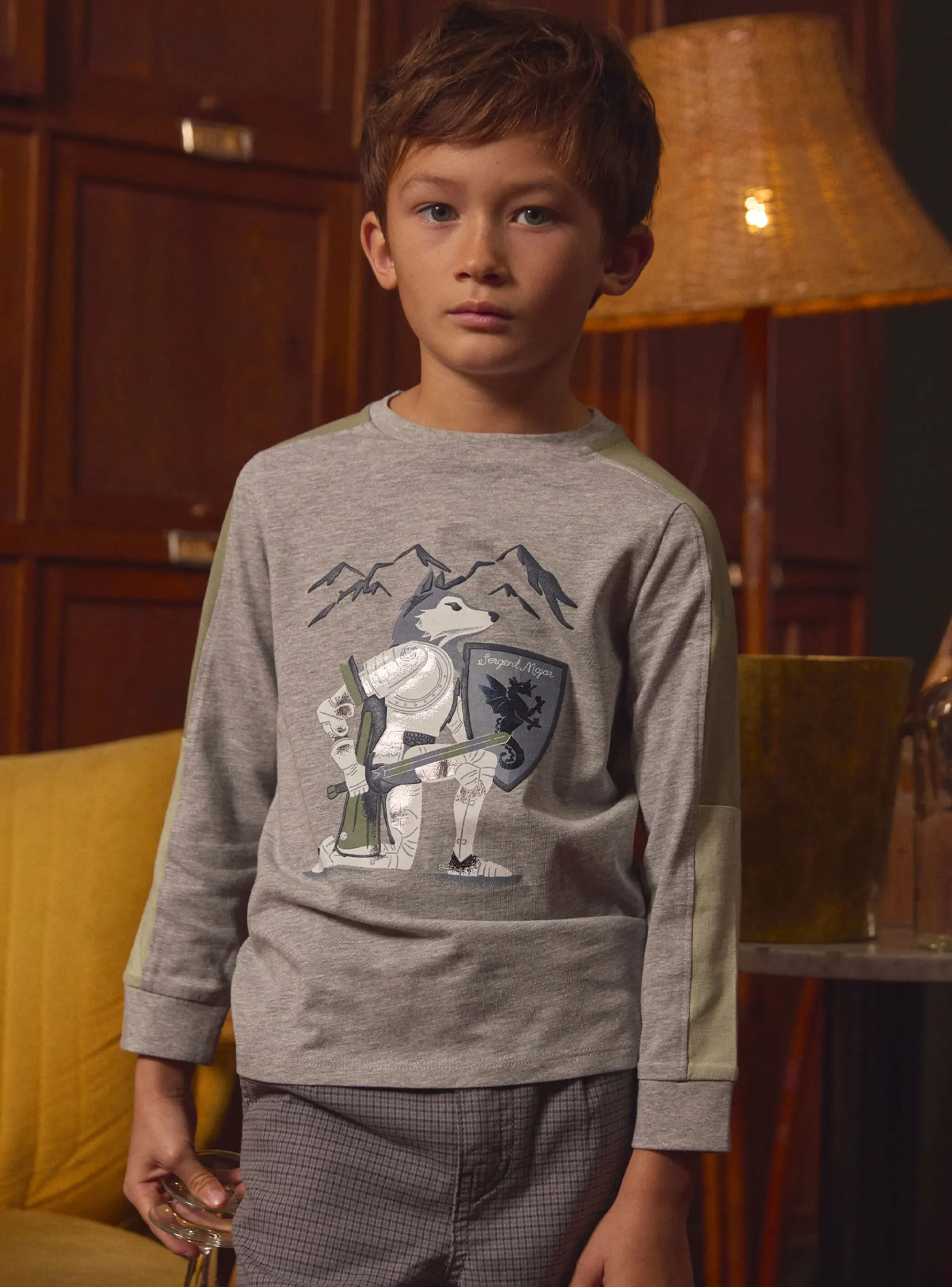Sergent Major T-shirt & Polo-T-shirt Gris Chevalier