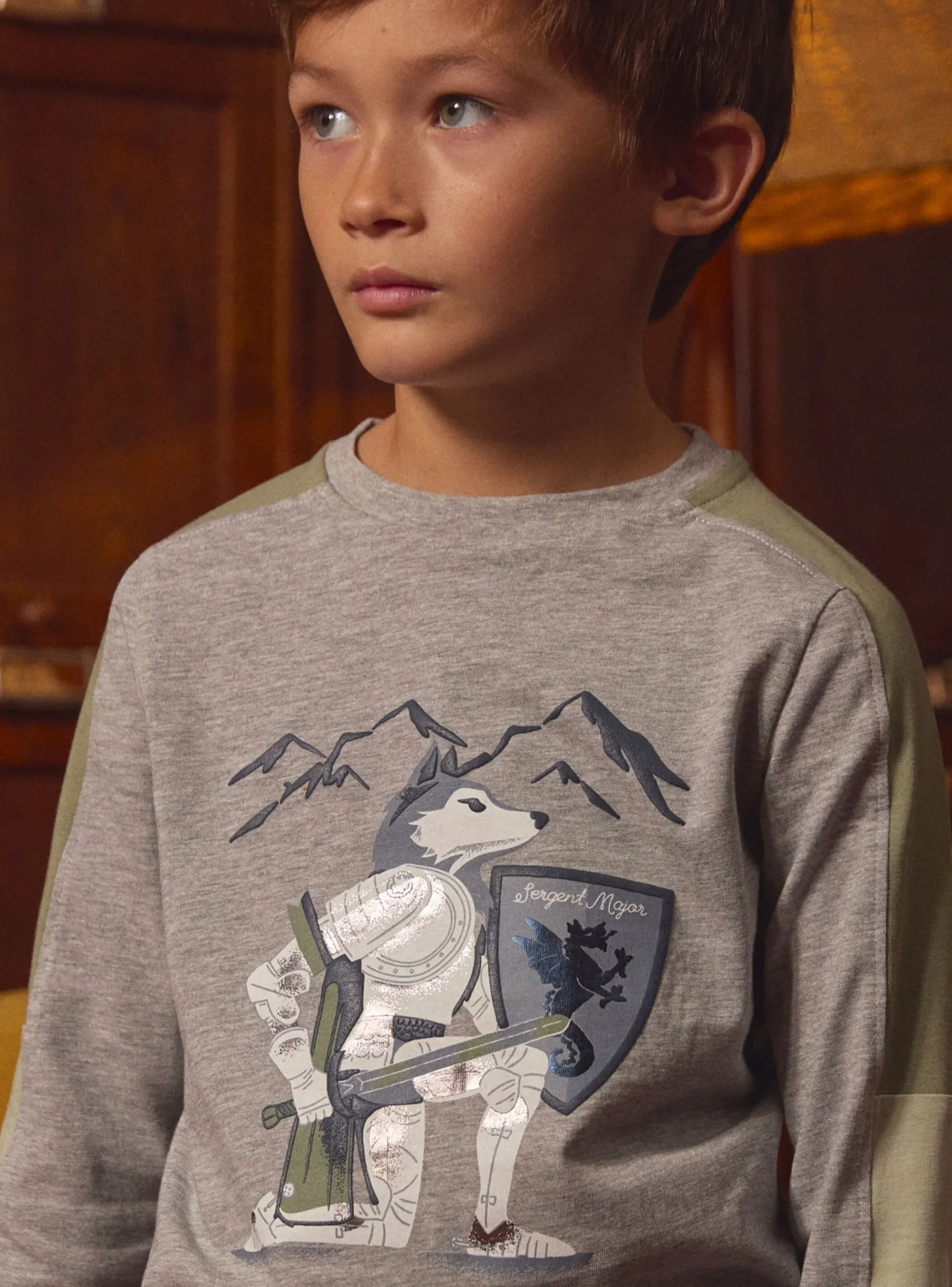 Sergent Major T-shirt & Polo-T-shirt Gris Chevalier