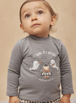Sergent Major Chemise, T-shirt & Polo-T-shirt gris moyen en molleton