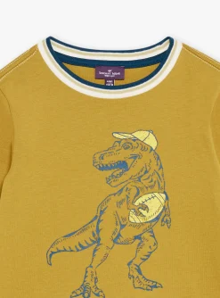 Sergent Major T-shirt & Polo-T-shirt jaune moutarde &agrave; motif dinosaure