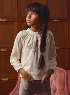 Sergent Major Blouse & T-shirt-T-shirt licorne et fleurs