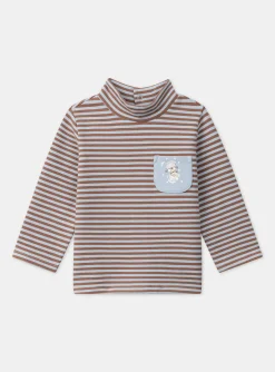 Sergent Major Chemise, T-shirt & Polo-Tshirt manches longues à col montant