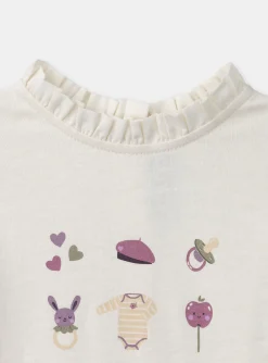Sergent Major T-shirt & Blouse-Tshirt manches longues avec manches bouffantes