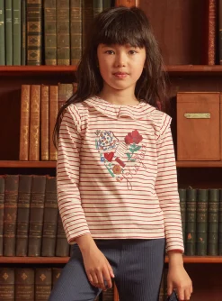 Sergent Major Blouse & T-shirt-T-shirt marini&egrave;re &agrave; volants
