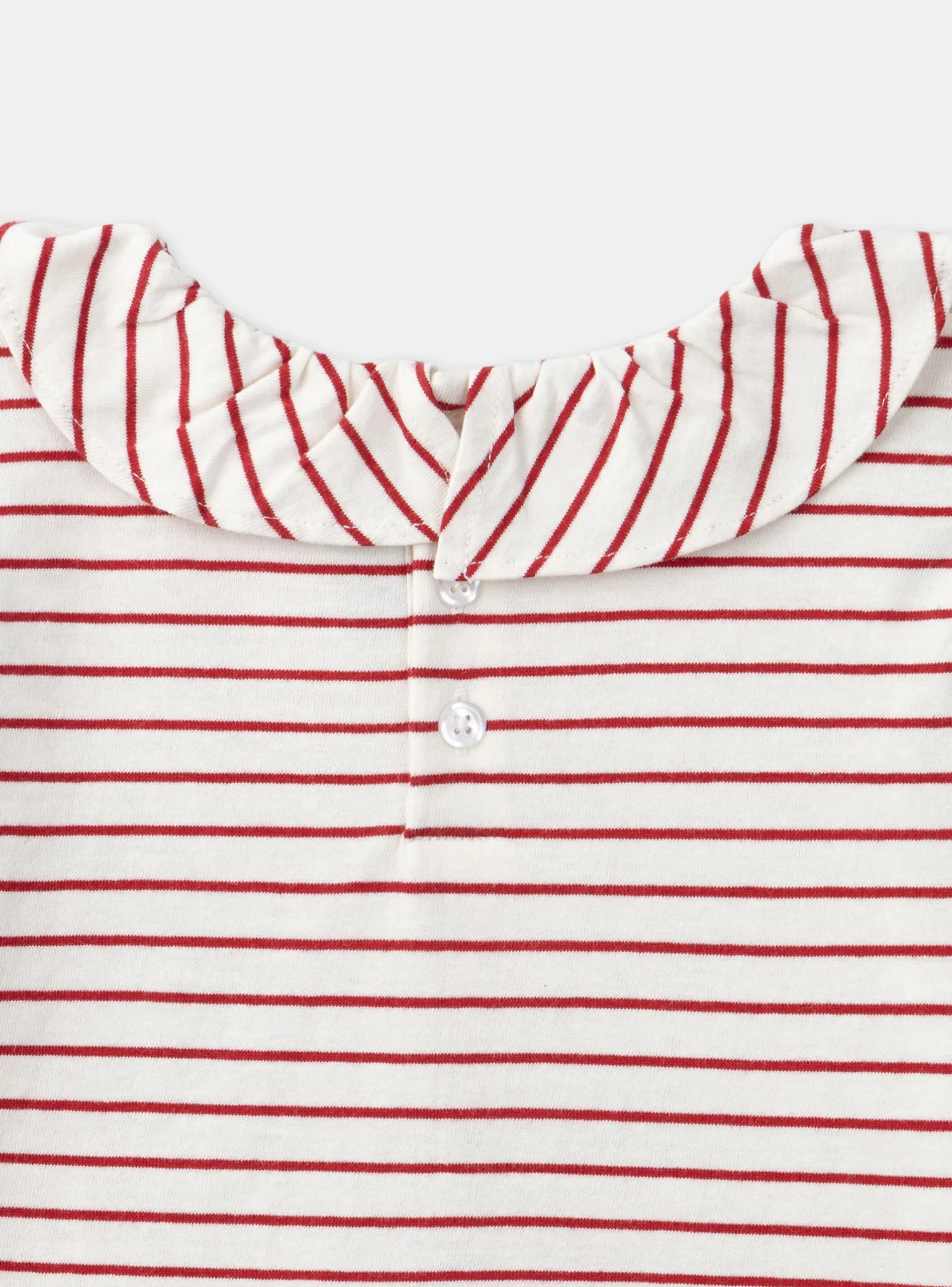 Sergent Major Blouse & T-shirt-T-shirt marinière à volants