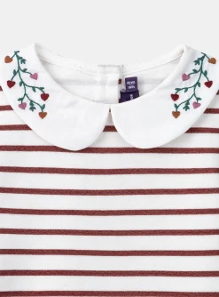Sergent Major Blouse & T-shirt-T-shirt marinière rouge