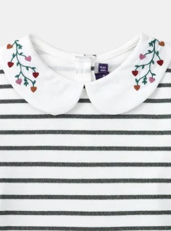 Sergent Major Blouse & T-shirt-T-shirt marinière vert