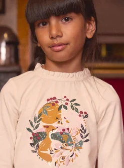 Sergent Major Blouse & T-shirt-T-shirt paon et renard