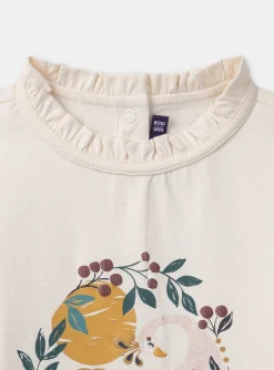 Sergent Major Blouse & T-shirt-T-shirt paon et renard