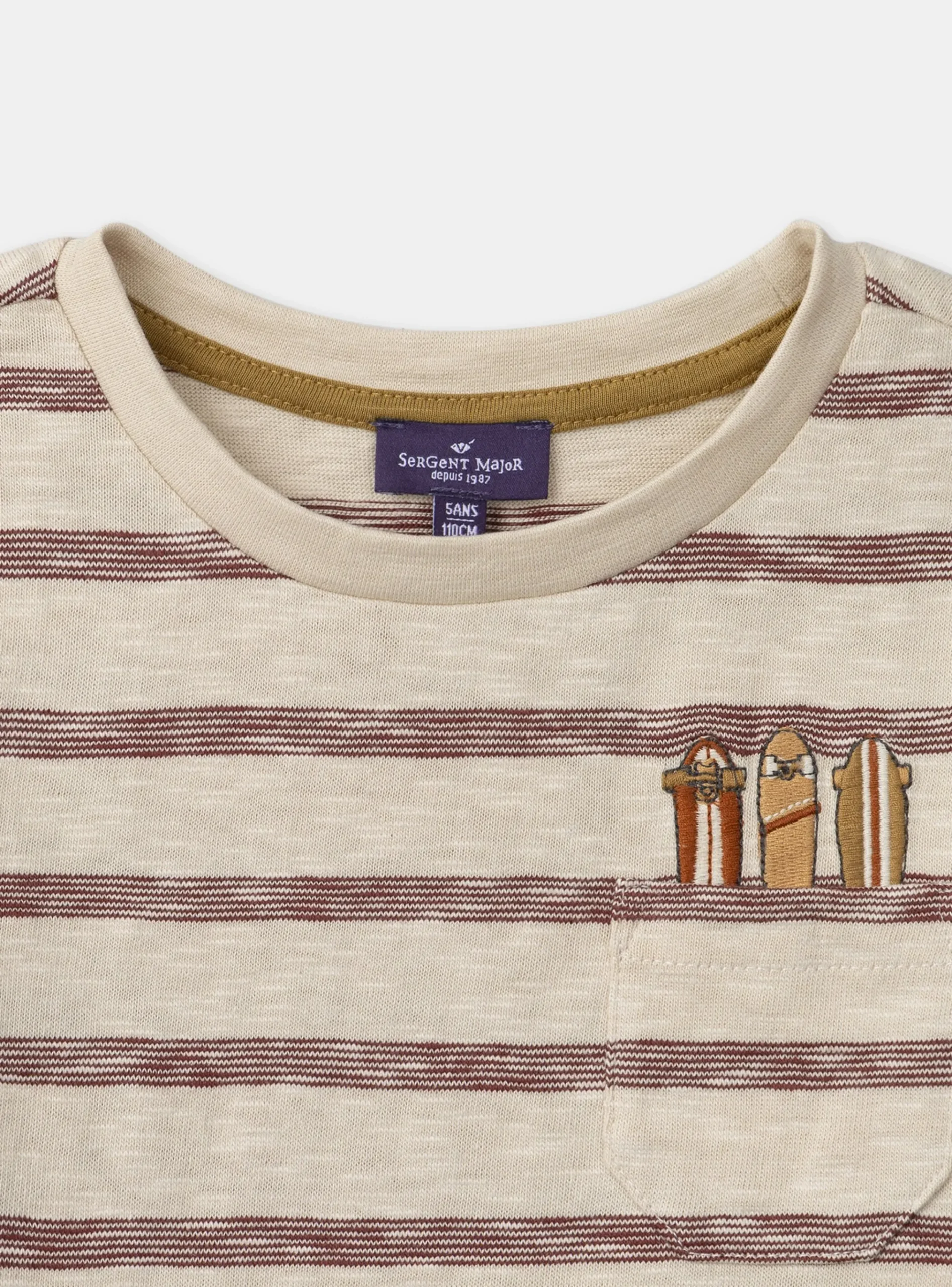 Sergent Major T-shirt & Polo-T-shirt Rayé